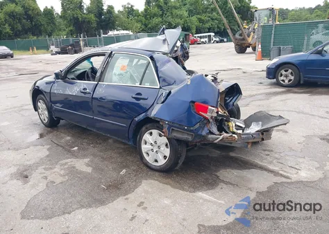 2003 Honda Accord Lx z USA, uszkodzony, nr VIN 1HGCM56323A060670